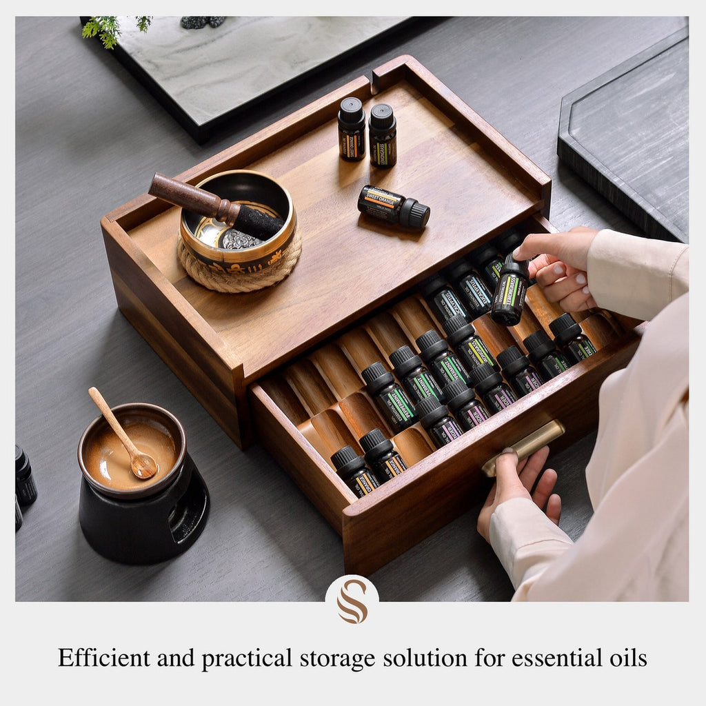 Functional Essential Oil Storage Drawer Box – World of shanik