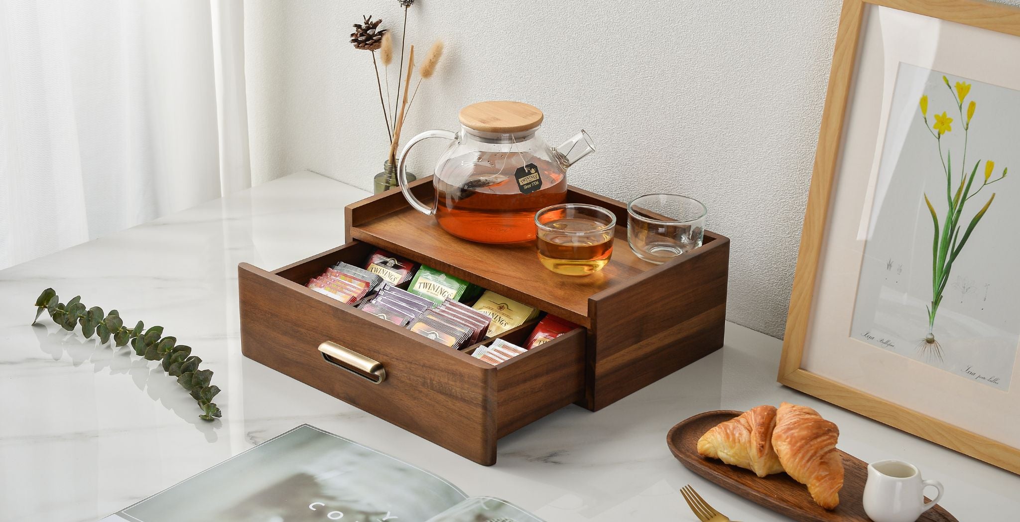 How a Tea Organizer with Drawer Can Simplify Your Tea Routine