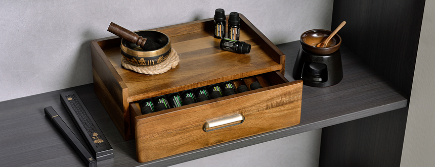 Essential Oil Wood Box