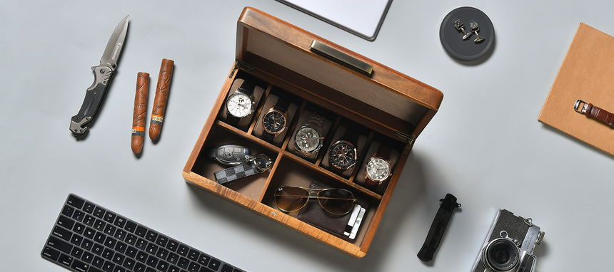 watch storage box, watch case box, watch collection box