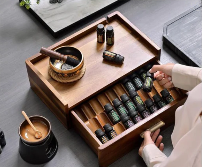 Functional Essential Oil Storage Drawer Box