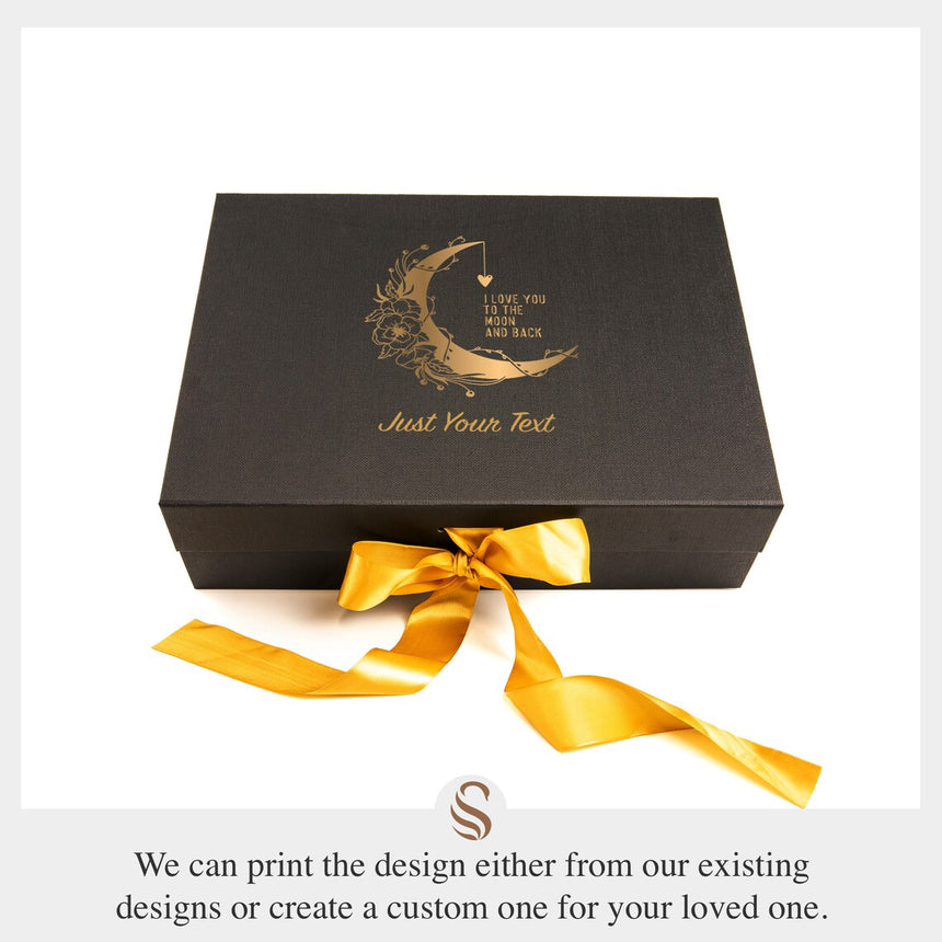 Personalized Engagement Gift Box - Customizable Coffee Tumblers and Acrylic Photo Block