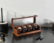 Mens Watch Box with Acrylic Top