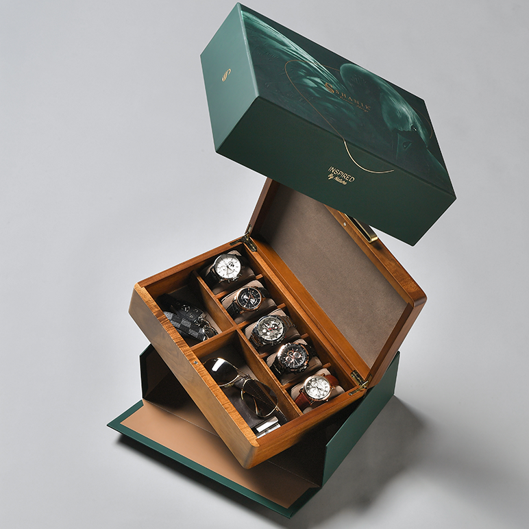 Premium Walnut Finish Jewelry Box – World of shanik